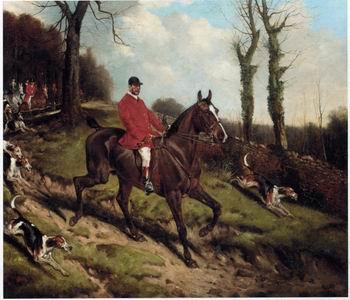 unknow artist Classical hunting fox, Equestrian and Beautiful Horses, 065. oil painting picture